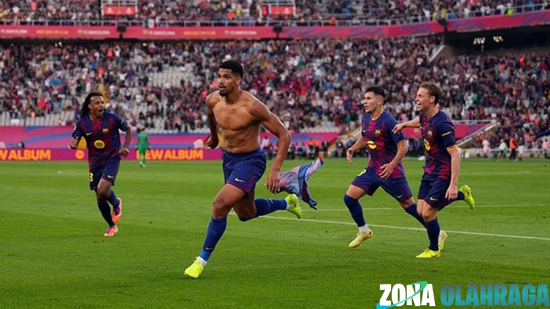 Barcelona Savage Girona, Araujo Cetak Gol ke-5
