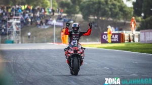 MotoGP Portugal 2025 Wild Finish, Bezzecchi di Puncak